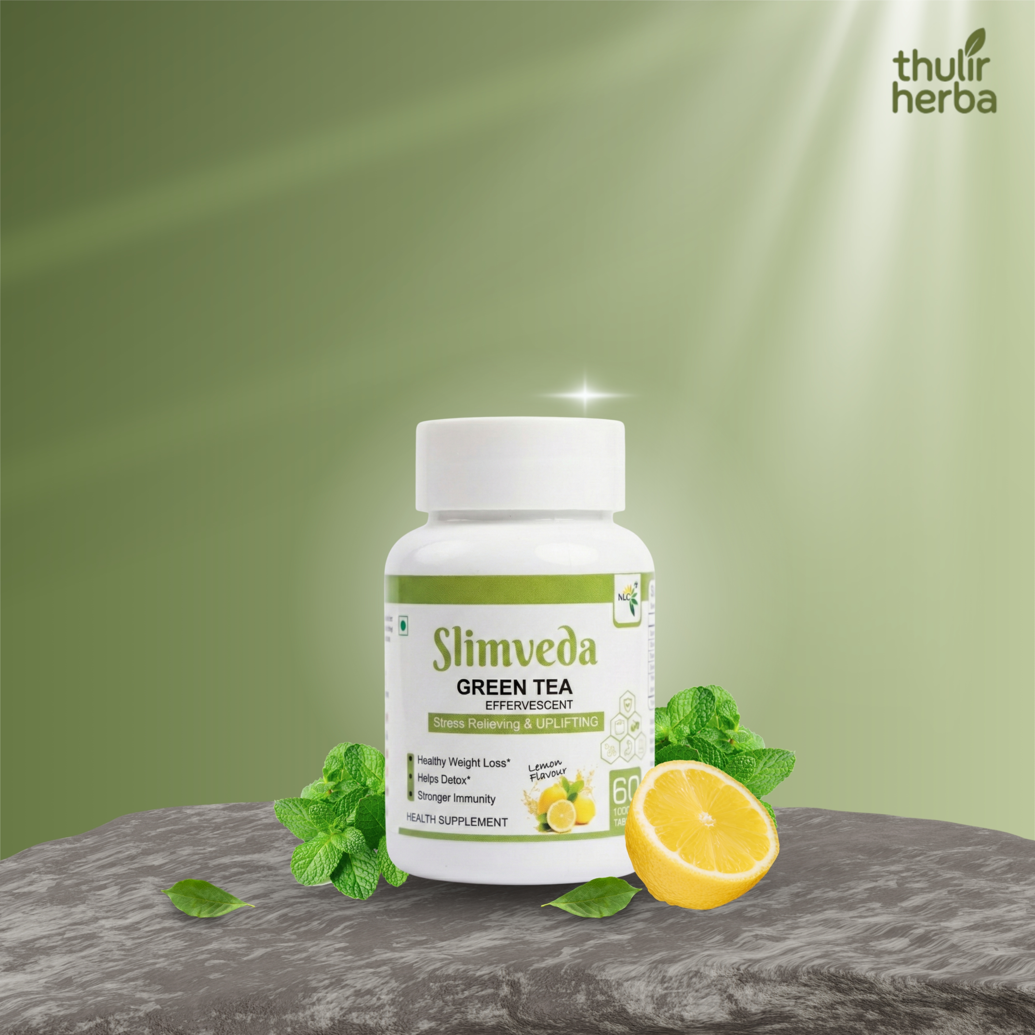 SLIMING GREEN TEA {60 EFFERVESCENT}